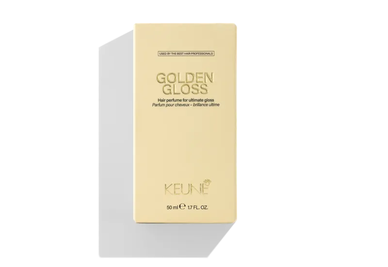 Луксозен парфюм за коса с масла за подхранване и блясък Keune K Style Golden Gloss 50 ml — снимка 2