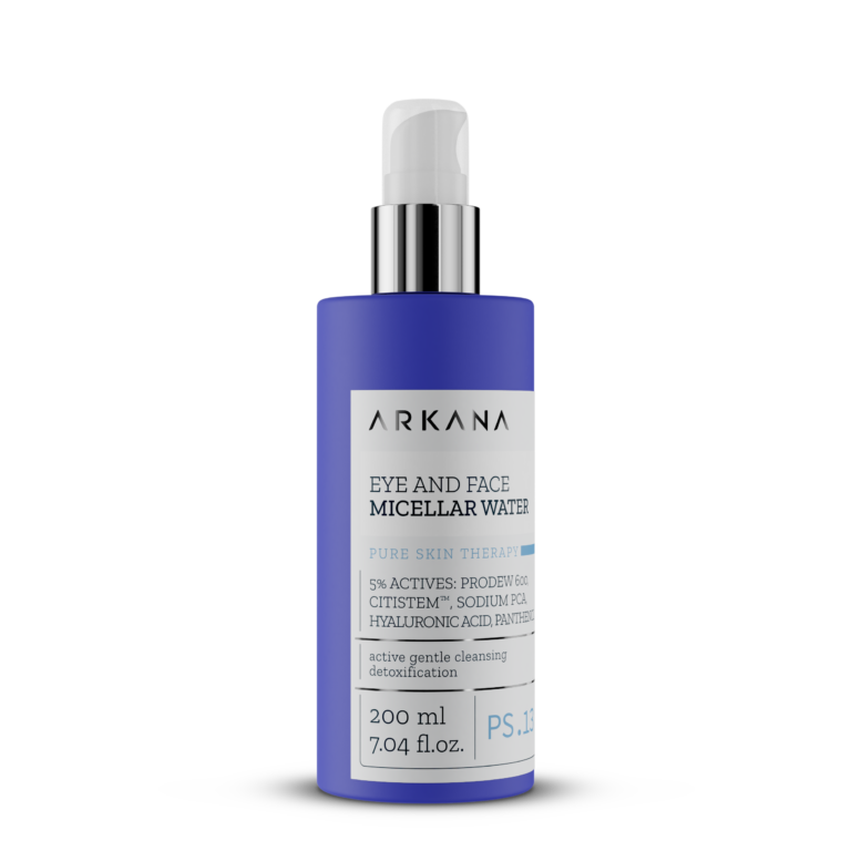 Мицеларна вода за лице и очи Arkana Pure Skin Eye + Face Micellar Water 200 ml