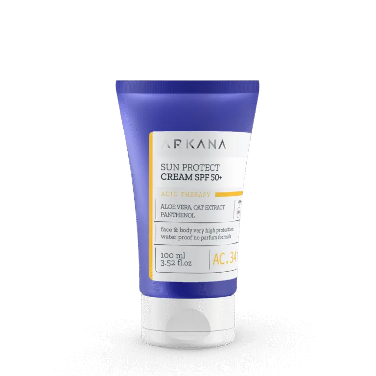Слънцезащитен крем за лице SPF 50+ Arkana Sun Protect Cream 100 ml