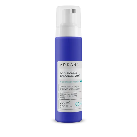 Почистваща балансираща пяна за проблемна кожа Arkana A-QS Hacker Balance Foam 200 ml