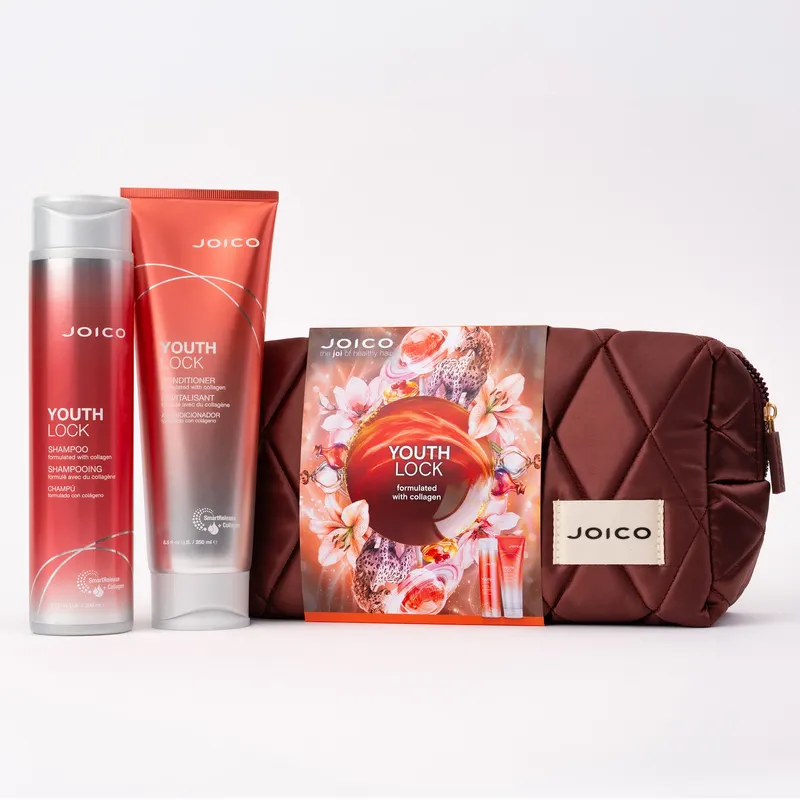 Комплект за зряла коса JOICO YouthLock Duo Set + несесер