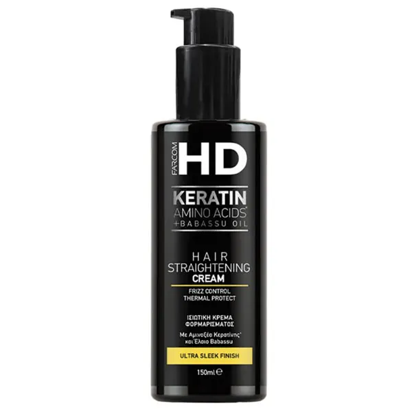 Крем за изправяне на коса с кератин и масло от бабасу Farcom HD 150ml