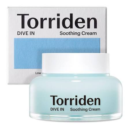 Успокояващ хидратиращ крем с 5D хиалуронова киселина Torriden Dive In Soothing Cream 100ml