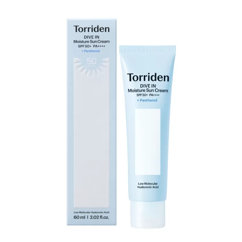 Хидратиращ слънцезащитен крем за лице Torriden Dive In Moisture Sun Cream 60ml