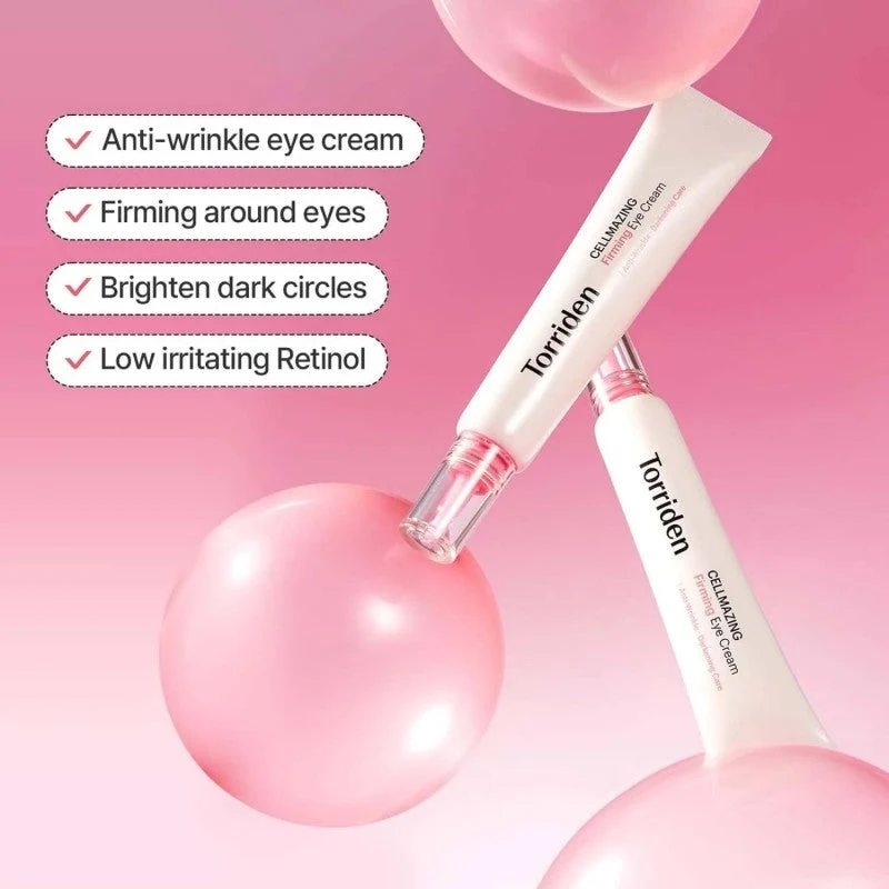 Стягащ околоочен крем Torriden Cellamazing Firming Eye Cream 30ml — снимка 3