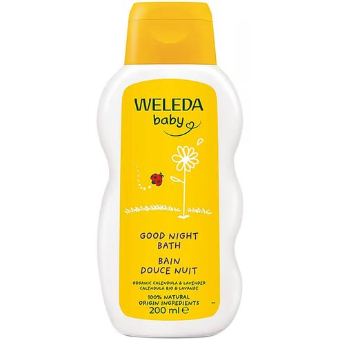 Мляко за вана за спокоен сън на бебето с невен Weleda Calendula Good Night Bath 200ml
