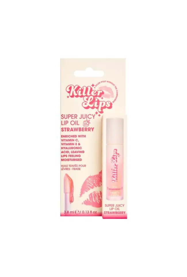 Killer Lips Lip Oil Strawberry 3,8ml