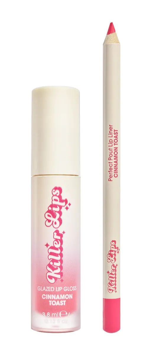 Комплект молив и гланц за устни Killer Lips Pucker Up Lip Kit Cinnamon Toast — снимка 2