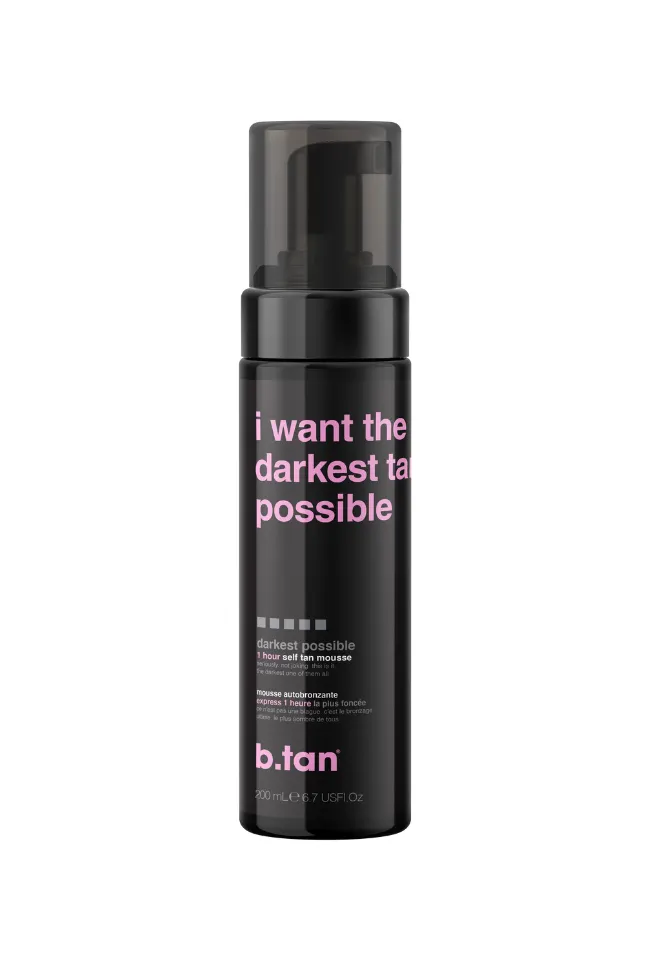B.TAN I Want The Darkest Tan Possible Self Tan Mousse 200ml