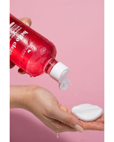 Мицеларна вода с хиалуронова киселина Biobalance Hello Clean Hyaluronic Hydration 500 мл — снимка 2