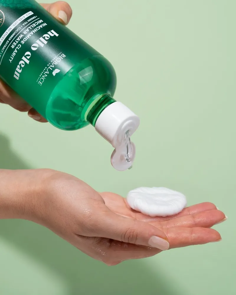 Мицеларна вода с ниацинамид Biobalance Hello Clean Niacinamide 500 мл — снимка 3