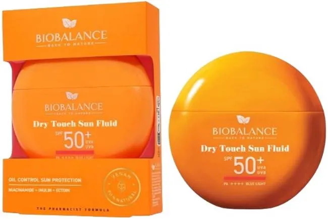 Слънцезащитен флуид за мазна и комбинирана кожа Biobalance Dry Touch SPF 50+ 40 г
