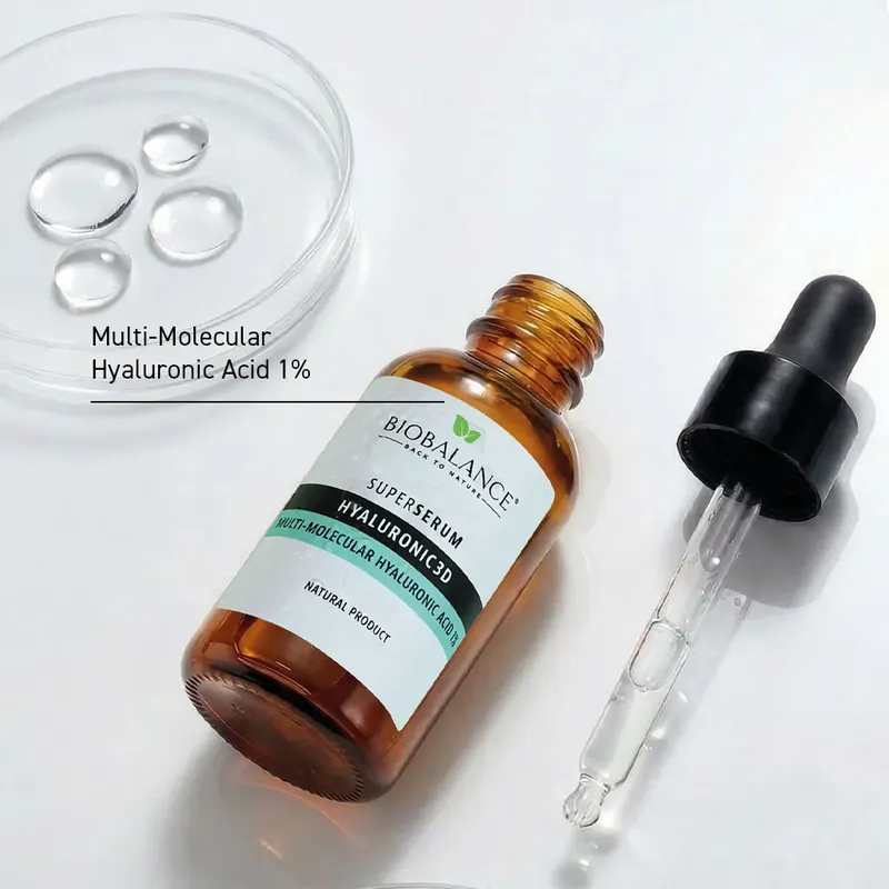 Серум за лице с 3D хиалуронова киселина Biobalance Super Serum 30 мл — снимка 2