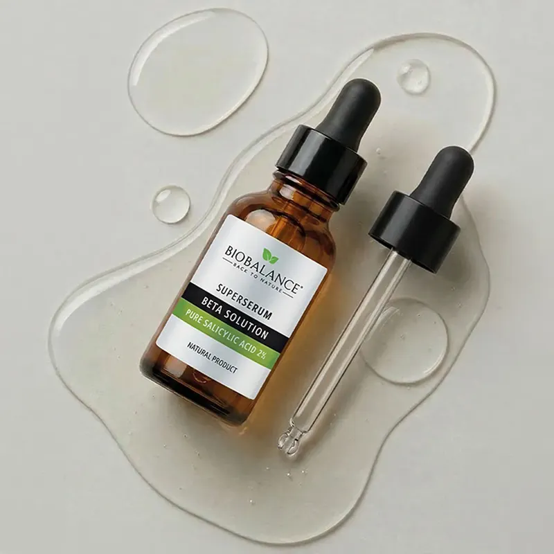 Серум за лице с бета разтвор и салицилова киселина Biobalance Super Serum 30 мл — снимка 3