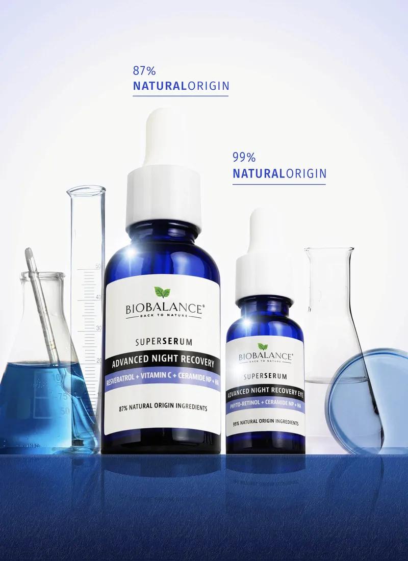 Околоочен серум за нощно възстановяване Biobalance Super Serum 20 мл — снимка 2