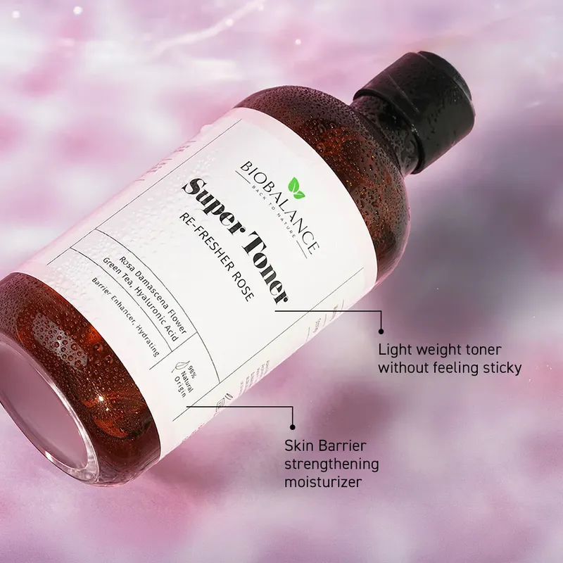 Освежаващ тонер за лице с роза Biobalance Super Toner 250 мл — снимка 2
