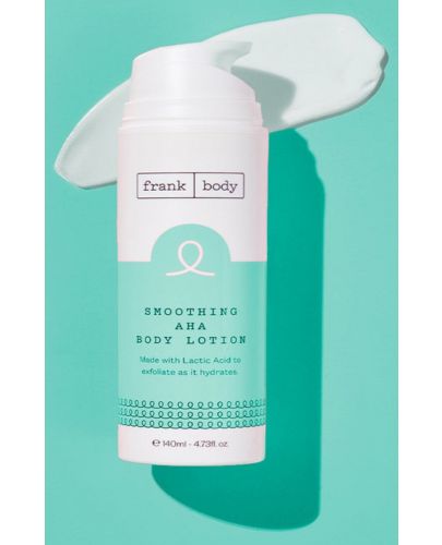 Изглаждащ лосион за тяло с AHA киселини Frank Body 140 мл — снимка 2