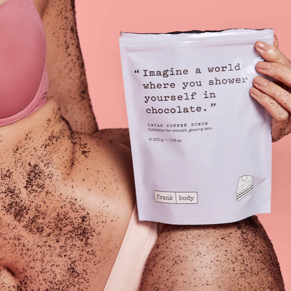 Какаов кафеен скраб за тяло Frank Body Cacao Coffee Scrub 200 г — снимка 3