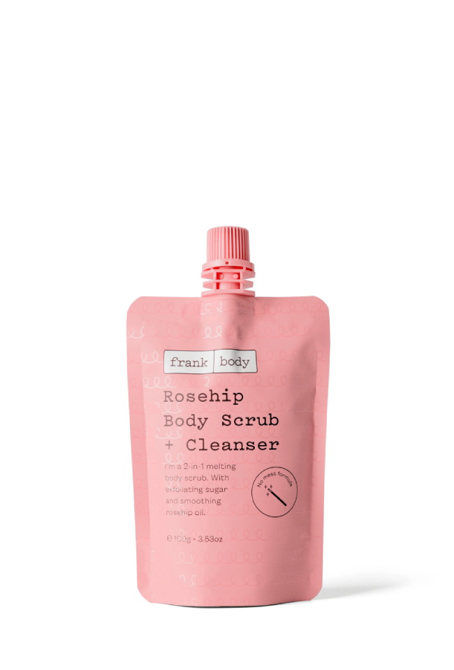 Скраб за тяло с шипка Frank Body Rosehip Body Scrub 100 г