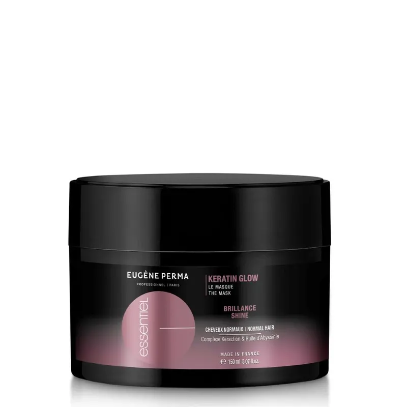 Маска за всеки тип коса и подсилване на блясъка – Eugene Perma Essentiel Keratin Glow 500 ml