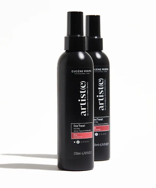 Термозащитен спрей за изправяне, фиксация 1 – Eugene Perma Styling Liss Heat Spray 200 ml — снимка 2