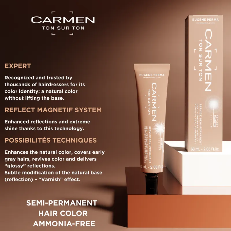Окислителна емулсия за Carmen Ton sur Ton – Eugene Perma Oxycreme Ton sur Ton 1000 ml — снимка 3