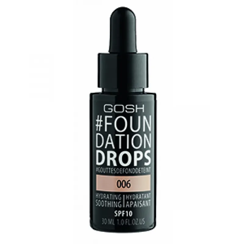 Фон дьо тен за лице Gosh Foundation Drops 30ml (РАЗЛИЧНИ НЮАНСИ) — 5