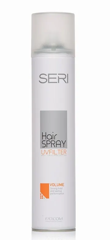Лак за коса силна фиксация с UV филтър и Анти-фриз ефект Farcom Seri Volume Hairspray 400ml — снимка 2