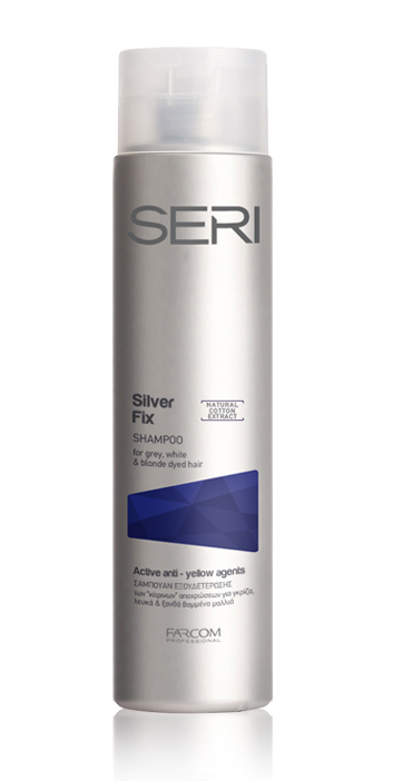 Шампоан за руса коса с анти жълт матиращ ефект Seri Anti Yellow Silver Fix Shampoo 300ml — снимка 2