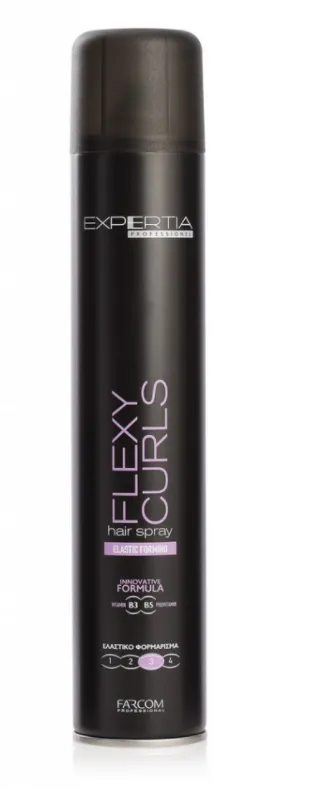 Expertia professional Flexy Curls Hair Spray Elastic Forming 500ml — 2