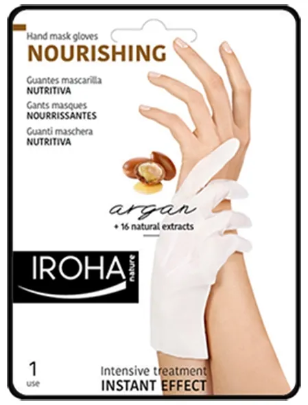 Iroha Nourishing Gloves Mask for Hands - Argan — 2