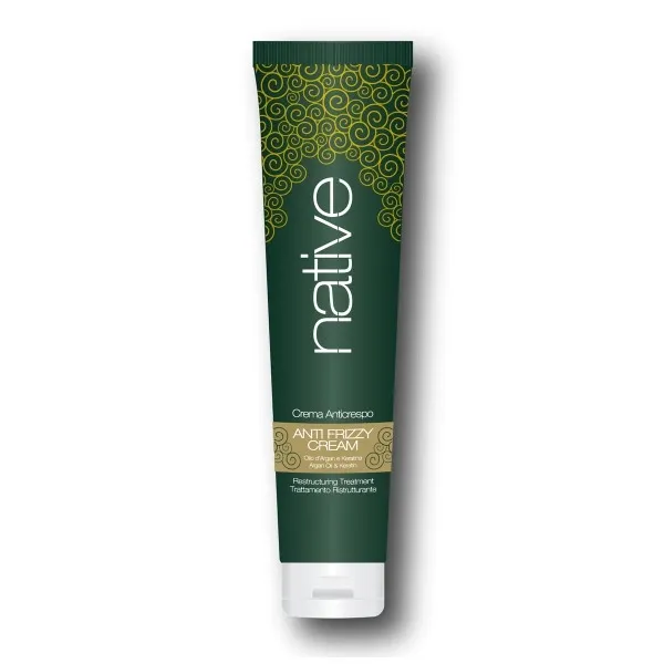Изглаждащ крем за коса с Арган и Кератин Native Anti Frizzy Cream Argan Oil & Keratin 175ml