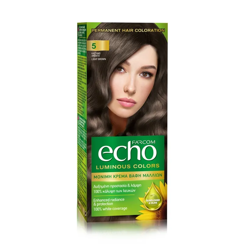 Щадяща боя за коса с екстракт от Маслина и Витамин C Farcom Echo Hair Color 120ml — снимка 5