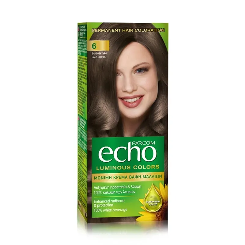 Щадяща боя за коса с екстракт от Маслина и Витамин C Farcom Echo Hair Color 120ml — снимка 6
