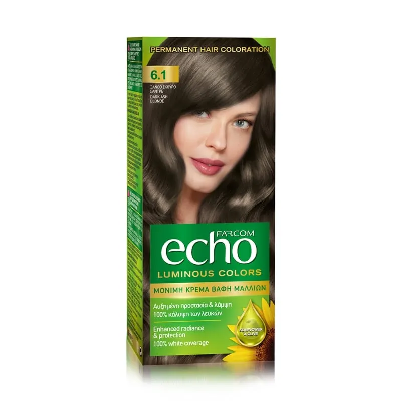 Щадяща боя за коса с екстракт от Маслина и Витамин C Farcom Echo Hair Color 120ml — снимка 12