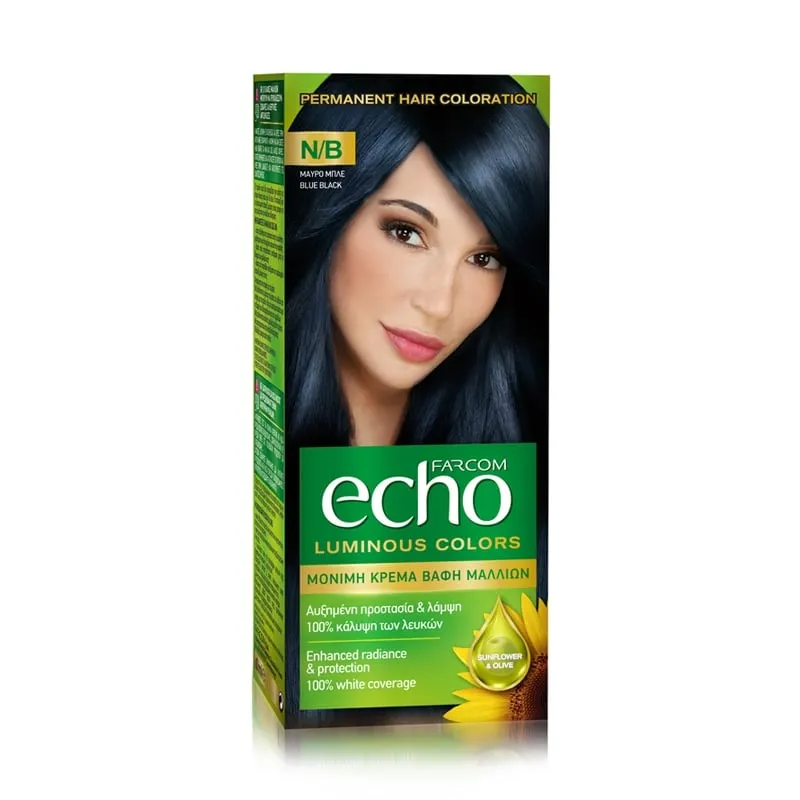 Щадяща боя за коса с екстракт от Маслина и Витамин C Farcom Echo Hair Color 120ml