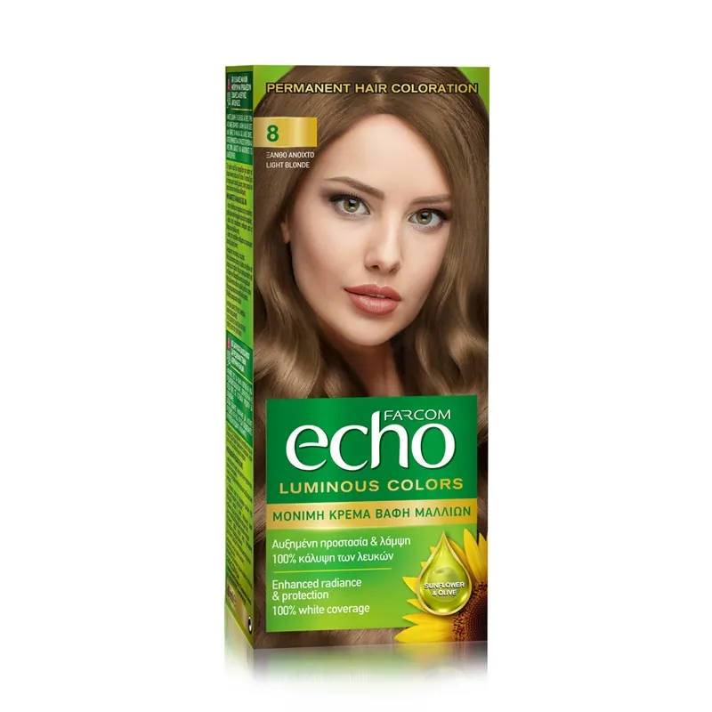 Щадяща боя за коса с екстракт от Маслина и Витамин C Farcom Echo Hair Color 120ml — снимка 8