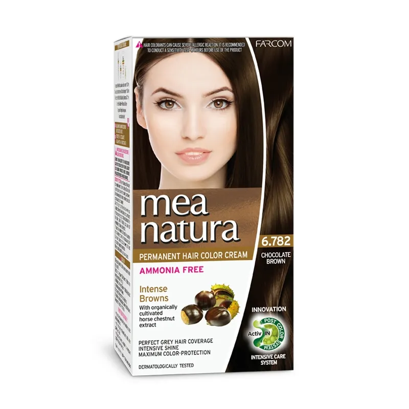 Безамонячна боя за коса с екстракти от био продукти Mea Natura 120ml — снимка 11