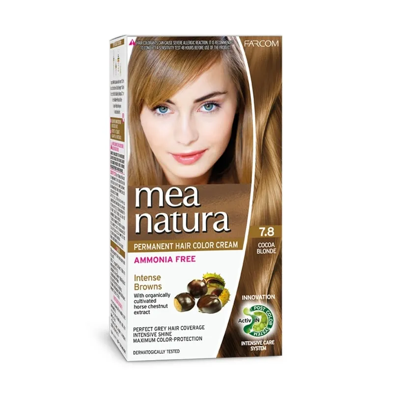 Безамонячна боя за коса с екстракти от био продукти Mea Natura 120ml — снимка 10