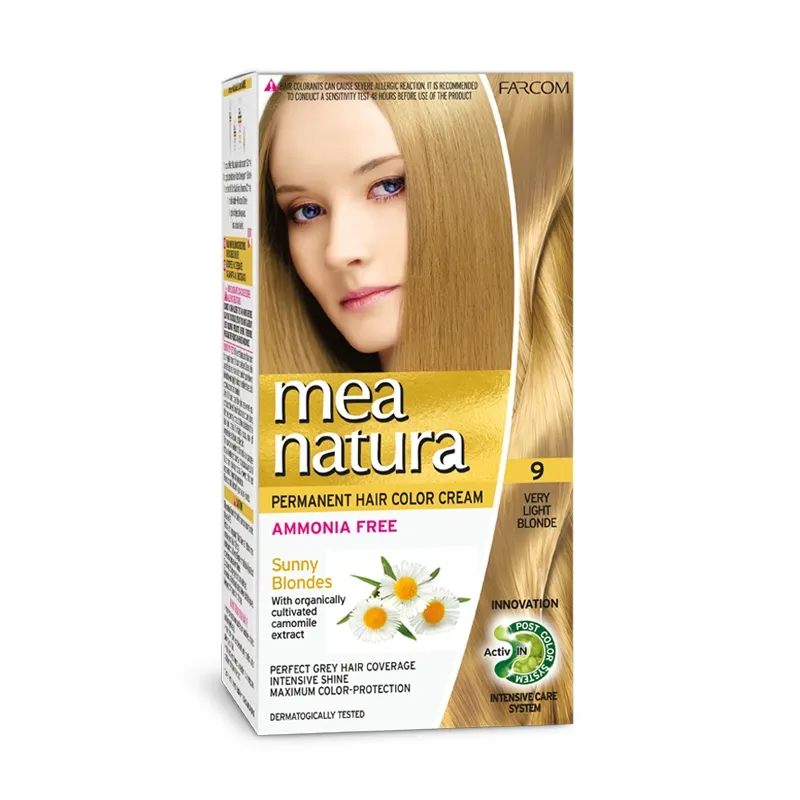 Безамонячна боя за коса с екстракти от био продукти Mea Natura 120ml — снимка 2