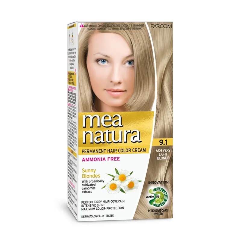 Безамонячна боя за коса с екстракти от био продукти Mea Natura 120ml — снимка 6