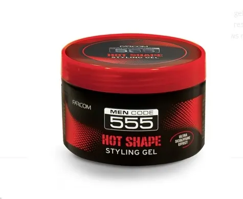 Гел за коса Екстра силна фиксация Farcom 555 Men Code Styling Gel Hot Shape 250ml — снимка 2