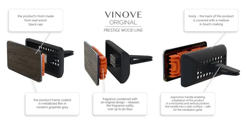 Ароматизатор за кола Vinove PRESTIGE LONDON RIVERWOOD — 2