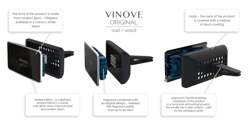 Ароматизатор за кола Vinove WOOD PARIS OUD — 2