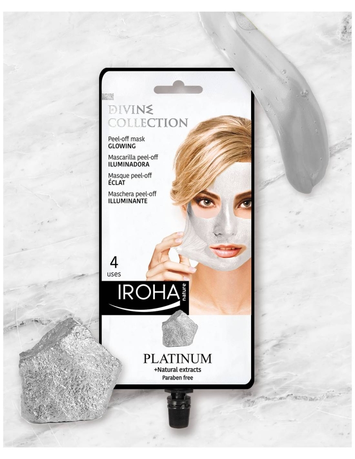 Iroha Hydra Glowing Peel-Mask Platinum — 3