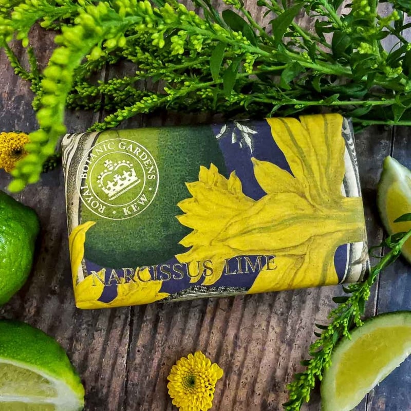 The English Soap Company Narcissus Lime Soap 240g