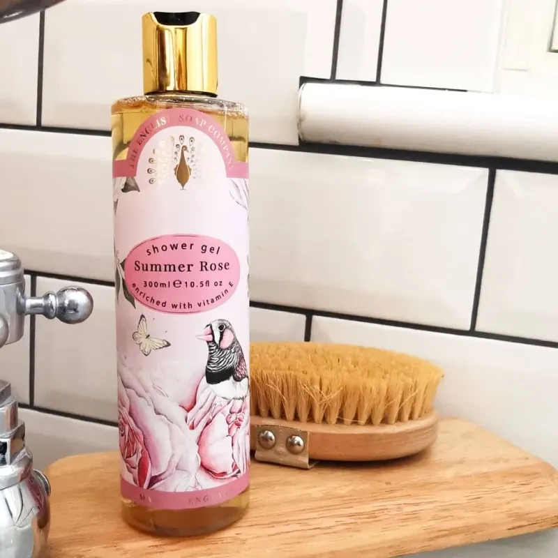 The English Soap Company Summer Rose Shower Gel 300ml — 2