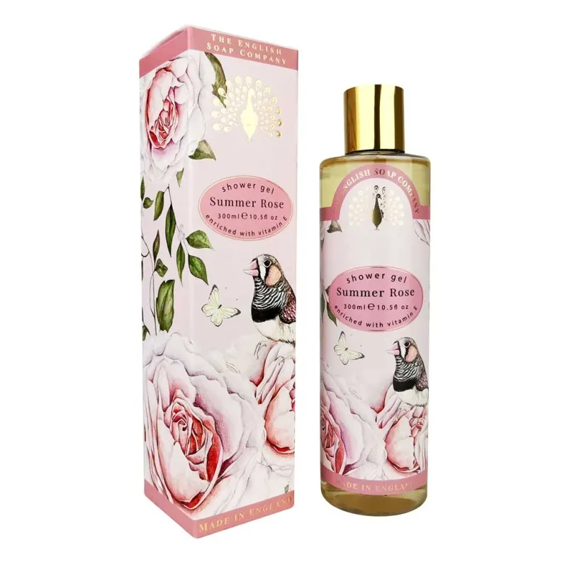 The English Soap Company Summer Rose Shower Gel 300ml