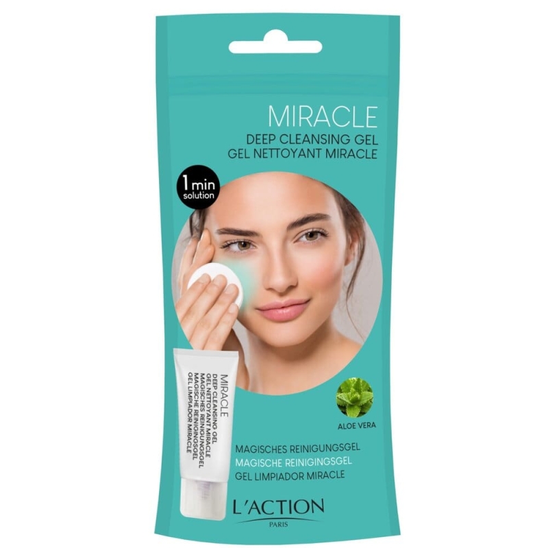 L'action Miracle Purifies & Smoothes Deep Cleansing Gel 40ml