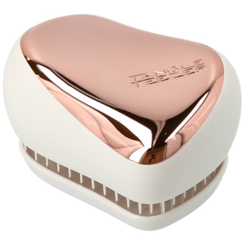 Tangle Teezer Compact Styler On-The-Go Detangling Hairbrush Smooth & Shine Ivory Rose Gold — 2